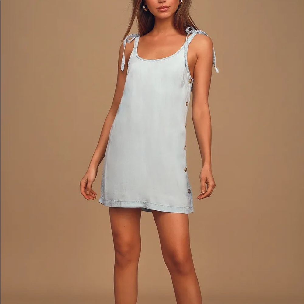 Lulus baby blue shift dress